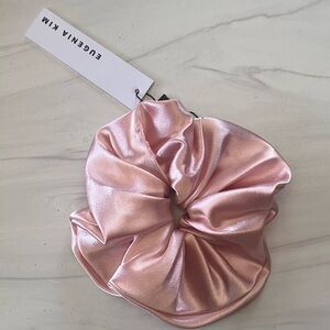 Eugenia Kim Constance Oversized Satin Scrunchie Pink NWT
